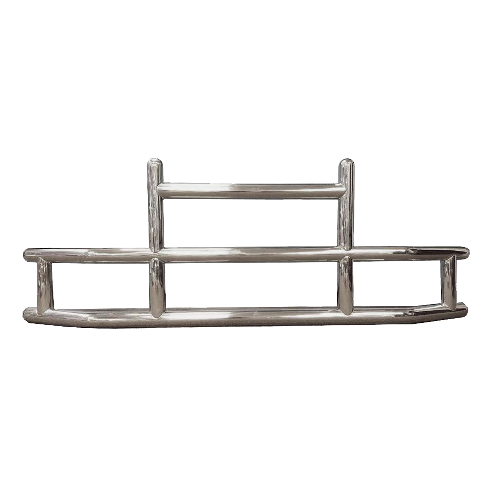 Universal Type Deer Guard Bumper w/o Brackets for Semi-Truck (Chrome)