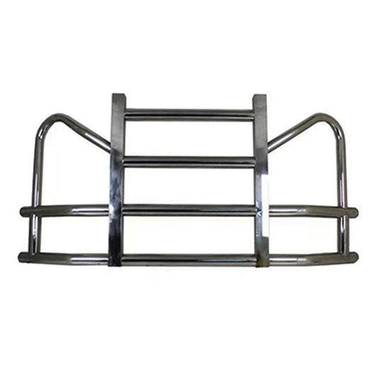 Universal Type Deer Guard Bumper with Brackets for Semi-Truck (Chrome)