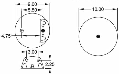 Air Spring Bag for Volvo VNL Trucks | Replaces Volvo 20505399, 20733034