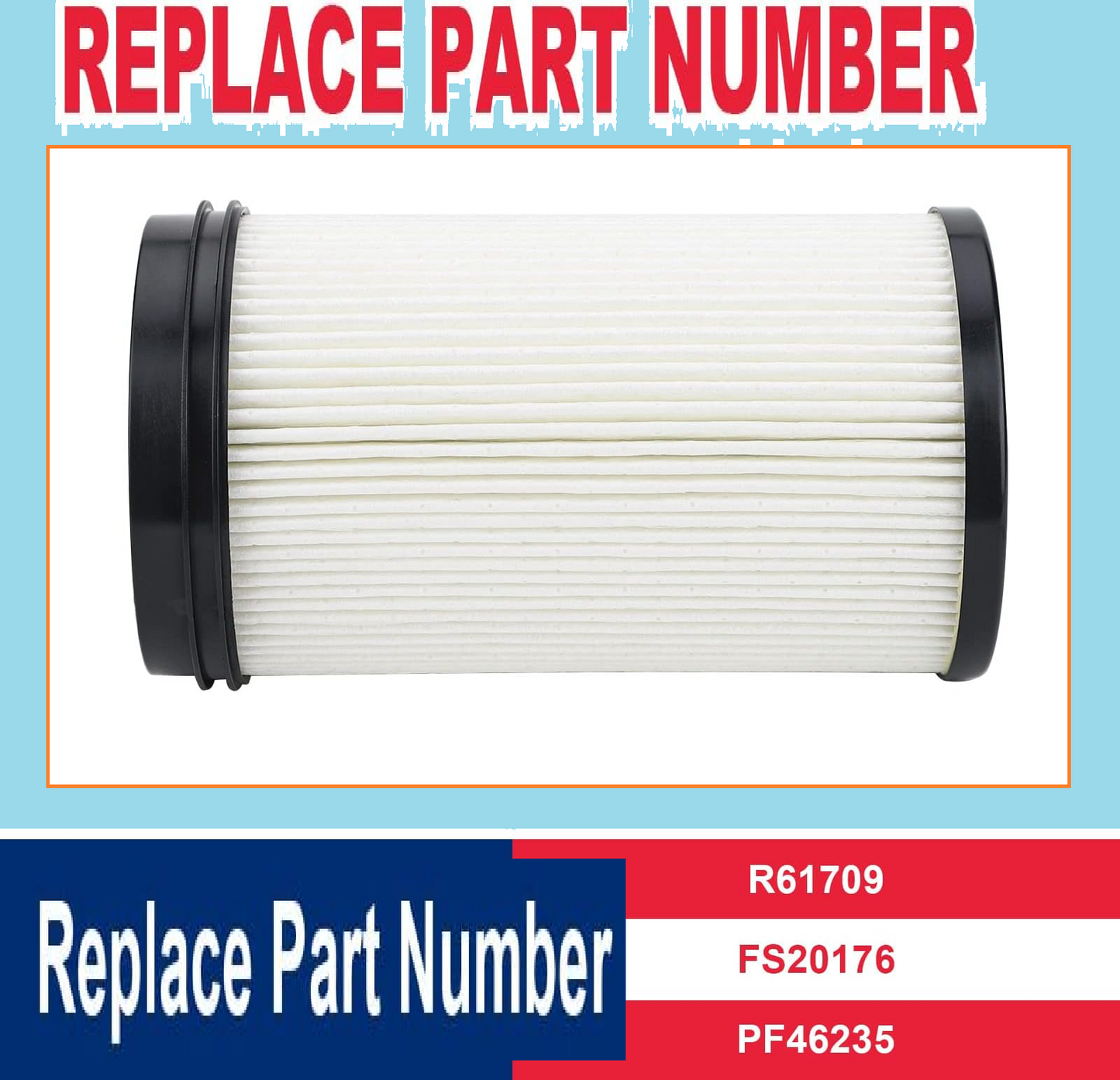 Fuel Water Separator Filter Compatible With DD13 DD15 DD16 Diesel Engine Freightliner Replaces R61709