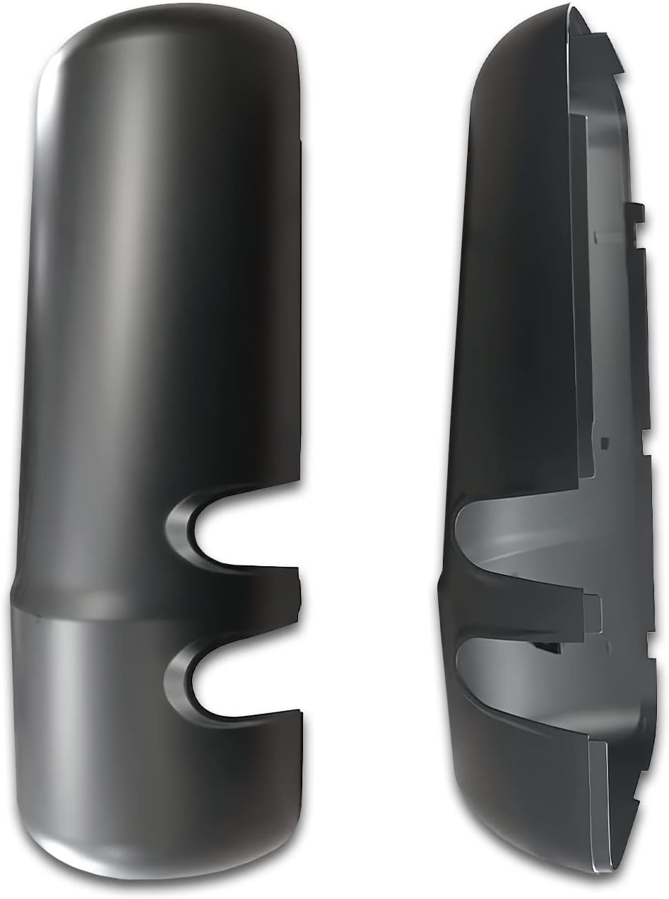 Chrome / Black Door Mirror Cover Replacement for Kenworth T680 / T880 – Driver (Left) / Passenger (Right) Side
