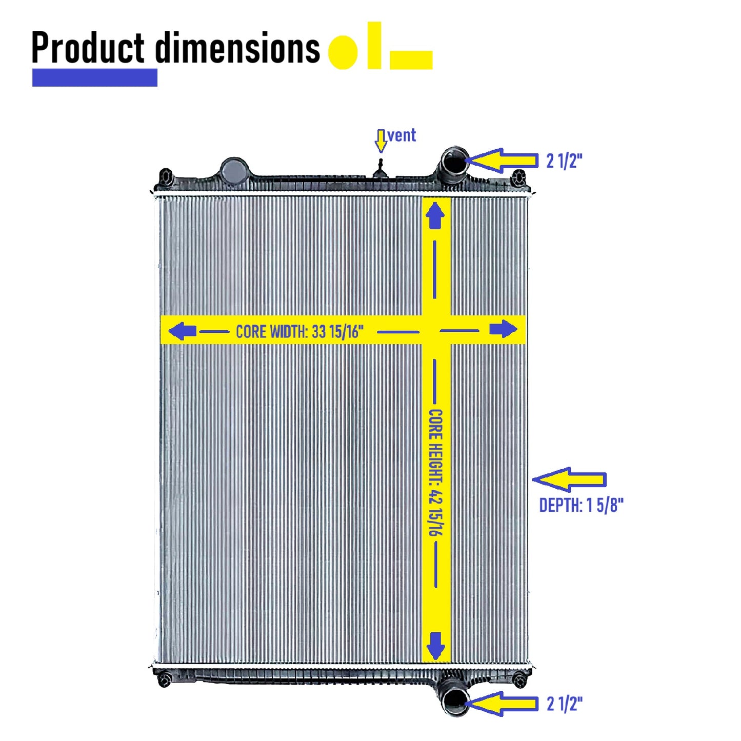 Radiator for Kenworth T680 Next Gen 2022+