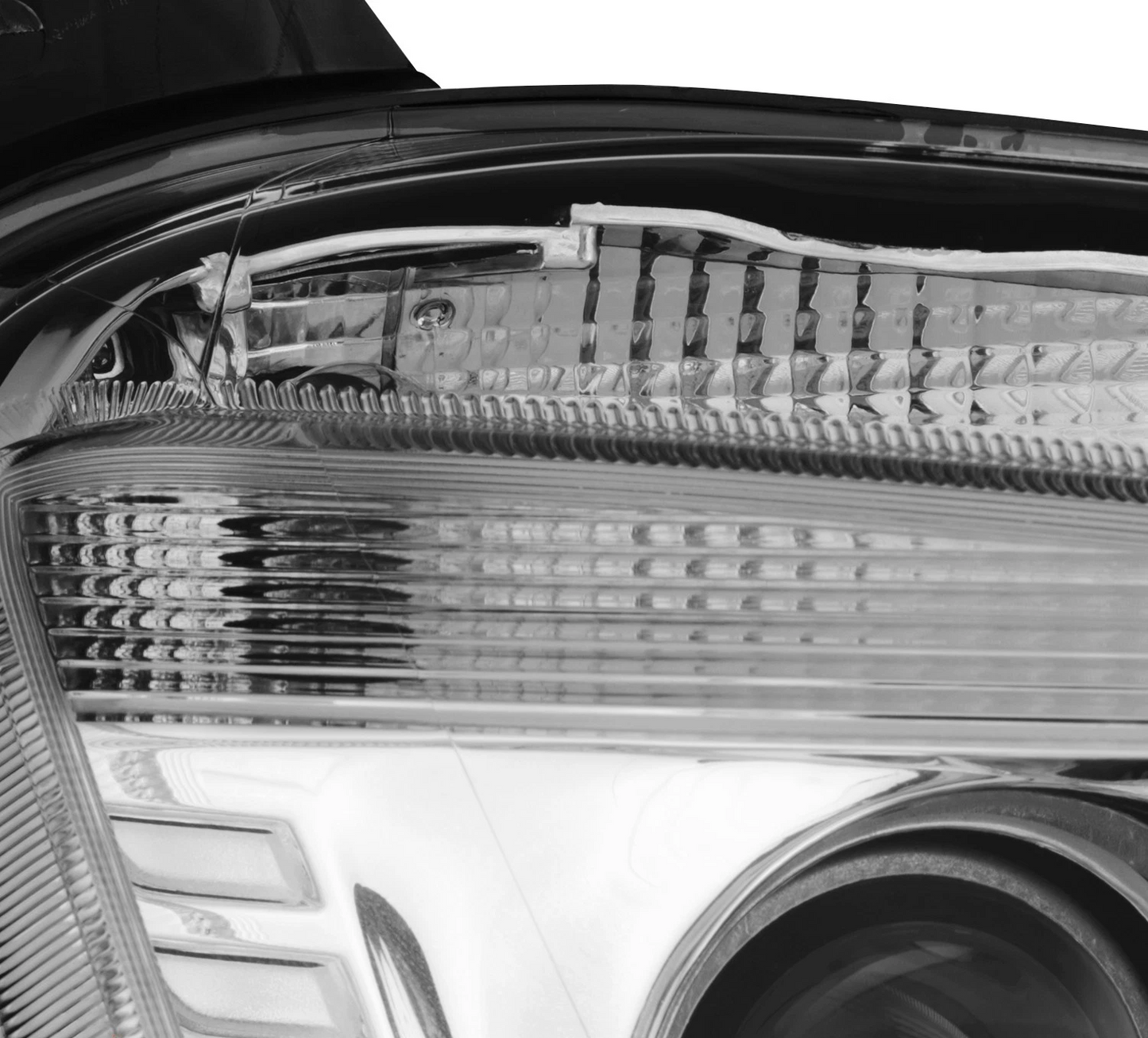 Halogen Headlight - Chrome Housing Projector Headlamp Assembly for 2011-2021 Peterbilt 579 587 Truck