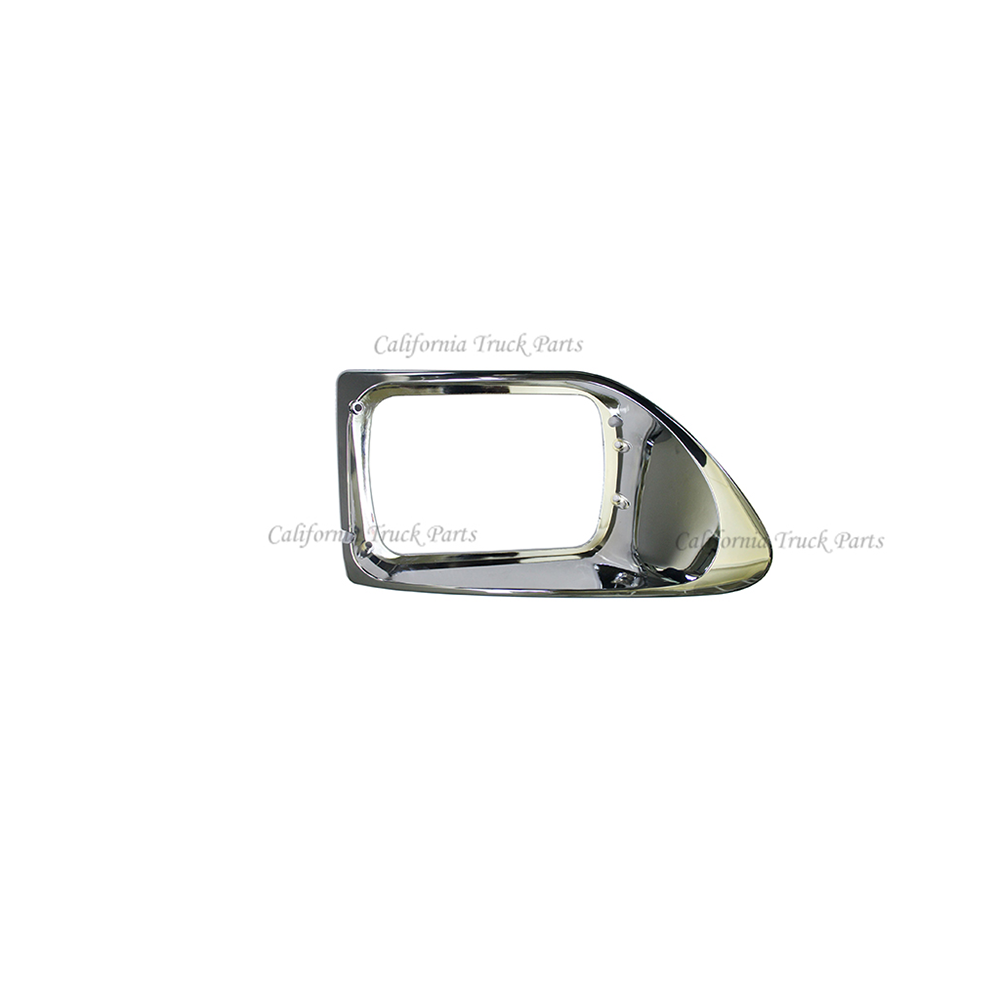 International 9200 9400 5900 Chrome Headlight Bezel Pair Left (Driver) & Right (Passenger)