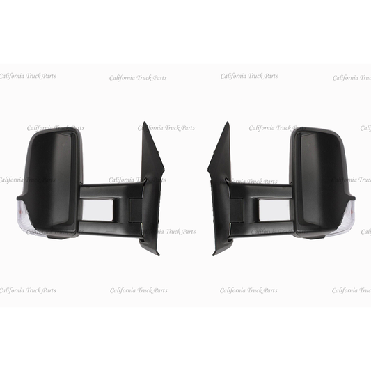 Mercedes Sprinter Left(Driver)side &Right(Passenger)side Front Door Side Rear View Mirror Long Arm 2019-2021