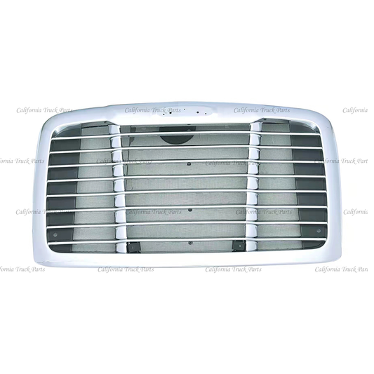 Freightliner Cascadia Front Grille With Bug Screen Chrome 2008-2017