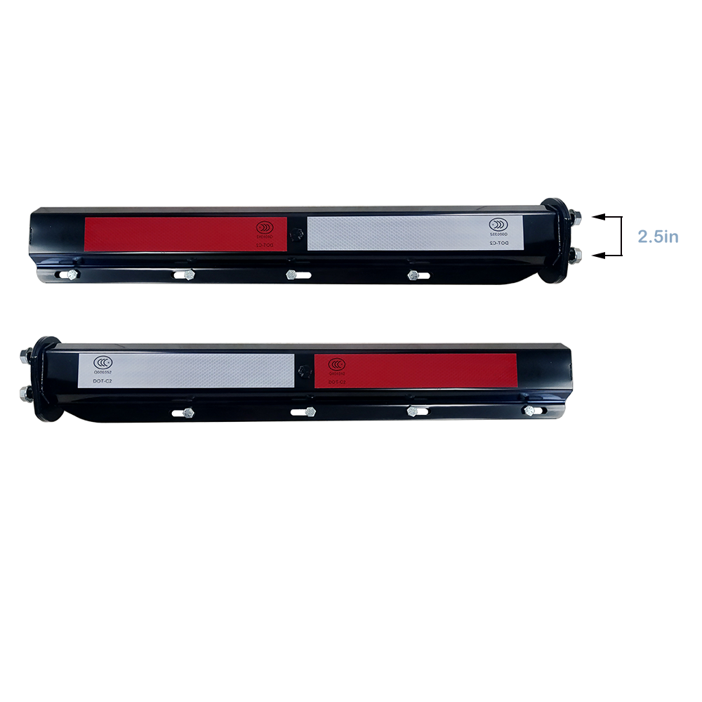 Semi Truck Straight Spring Loaded Mud Flap Hanger RH & LH 1.125"/2.5''