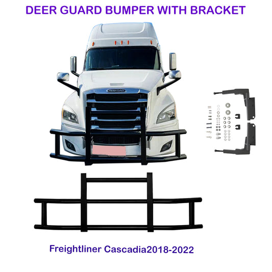 Deer Guard Bumper with Bracket for Freightliner Cascadia 2018-2022