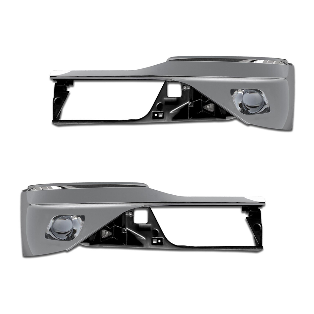 Bumper Corner W/O Fog Light Hole Fit for Kenworth T680 Next Gen Driver (LH) & Passenger (RH) Side 2022+ Chrome