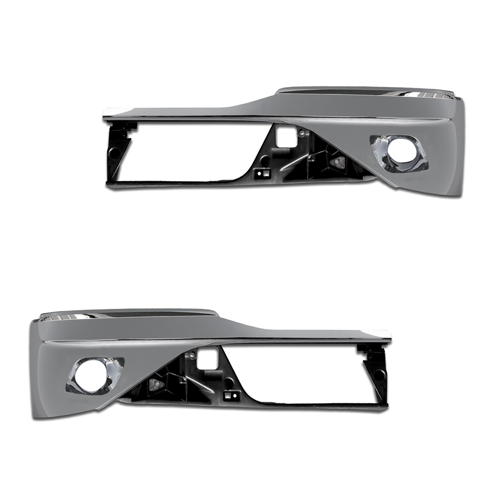 Bumper Corner  Chrome with Fog Light Hole Fit for Kenworth T680 Next Gen Driver (LH) & Passenger (RH) Side 2022+