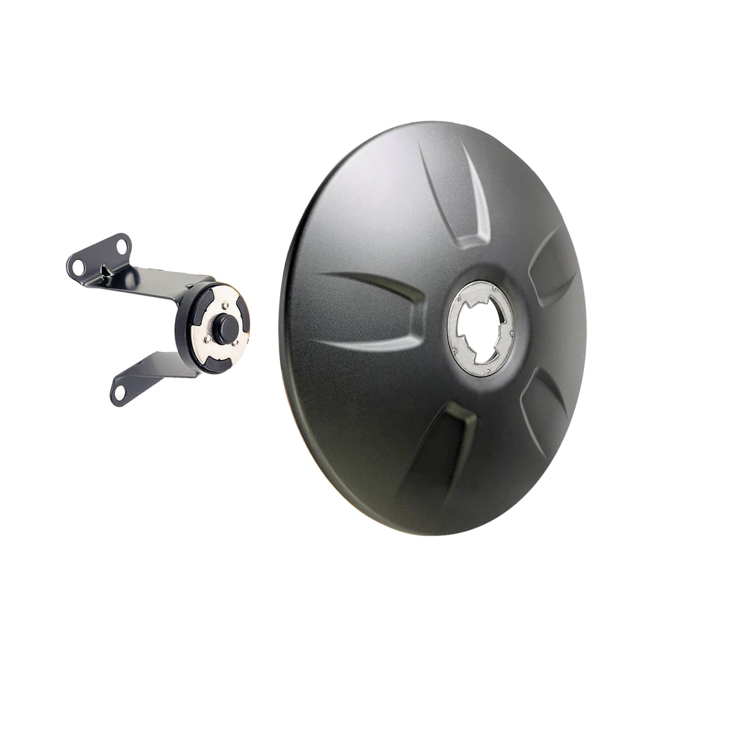 Freightliner Cascadia 2018-2024 Wheel Hub Cap Cover with Mount Bracket | 1PCS