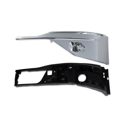 Bumper Corner W/O Fog Light Hole Fit for Kenworth T680 Next Gen Driver (LH) & Passenger (RH) Side 2022+ Chrome