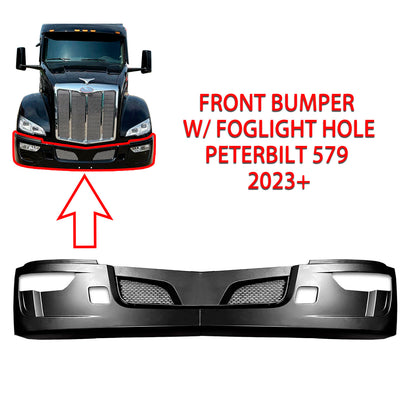 PETERBILT 579 2022-2025 Front Bumper Black