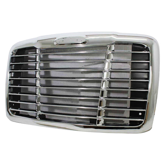 Freightliner Cascadia Front Grille With Bug Screen Chrome 2008-2017