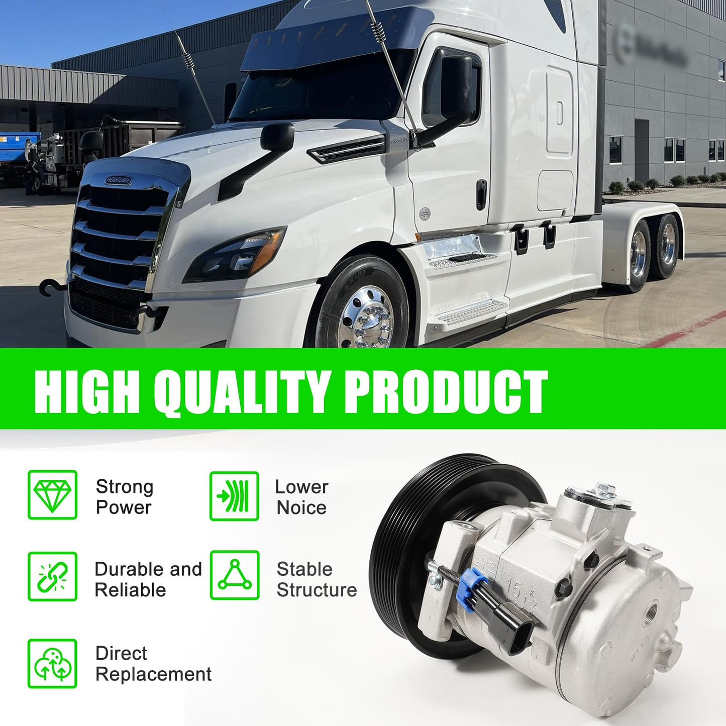 2265771000 Air conditioning AC Compressor for Freightliner Cascadia 2011-2019