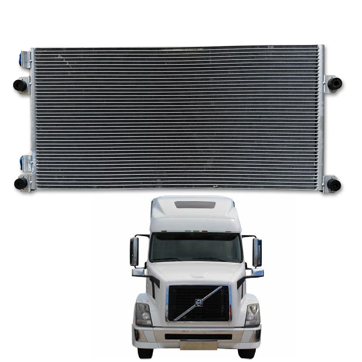 A/C AC Condenser Air Conditioning Condenser for 2008-2017 Volvo VNL | VO41615