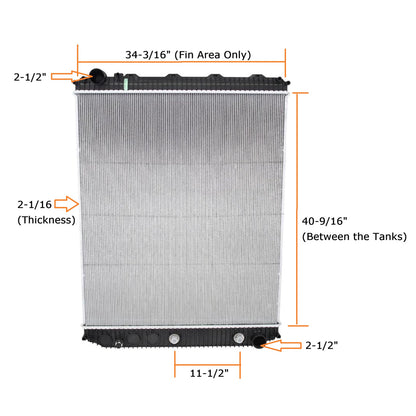 Aluminum Radiator for 2004-2017 Volvo VNL | Replace 209565521