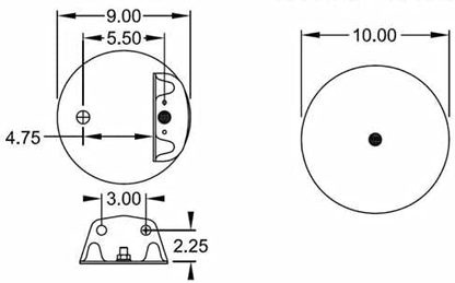 Air Spring Bag for Volvo VNL Trucks | Replaces Volvo 20505399, 20733034