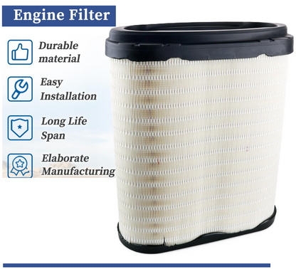 Engine Air Filter Compatible with Kenworth T680 2023, Peterbilt 579 2023 | Replace D371061 D37-1061