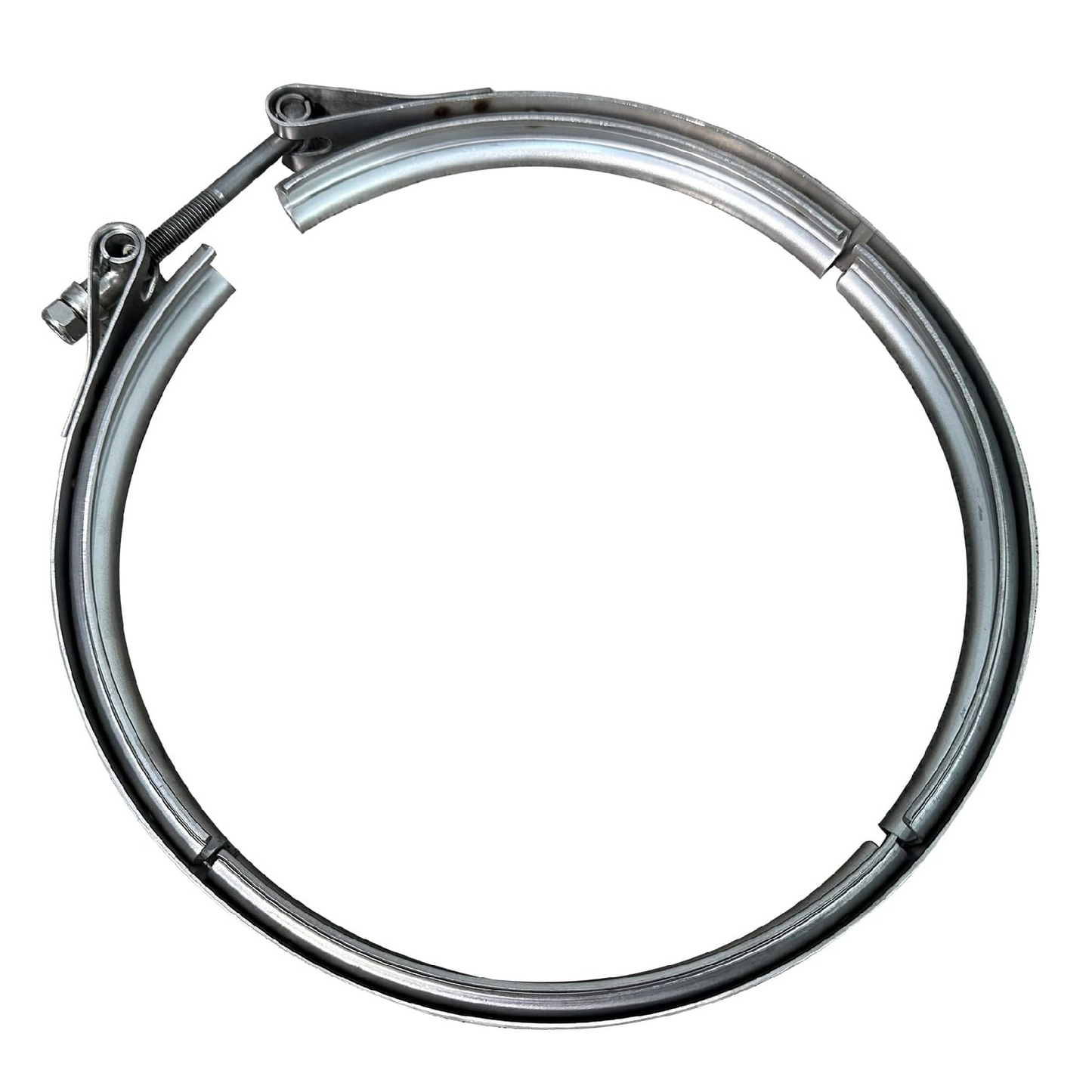 DPF Filter Clamp & Gasket Kit Compatible With Freightliner Cascadia 2008-2021 Detroit Diesel DD15 Diesel Particulate Filter Replaces OEM# A680950202 A6809950302 A6804910480