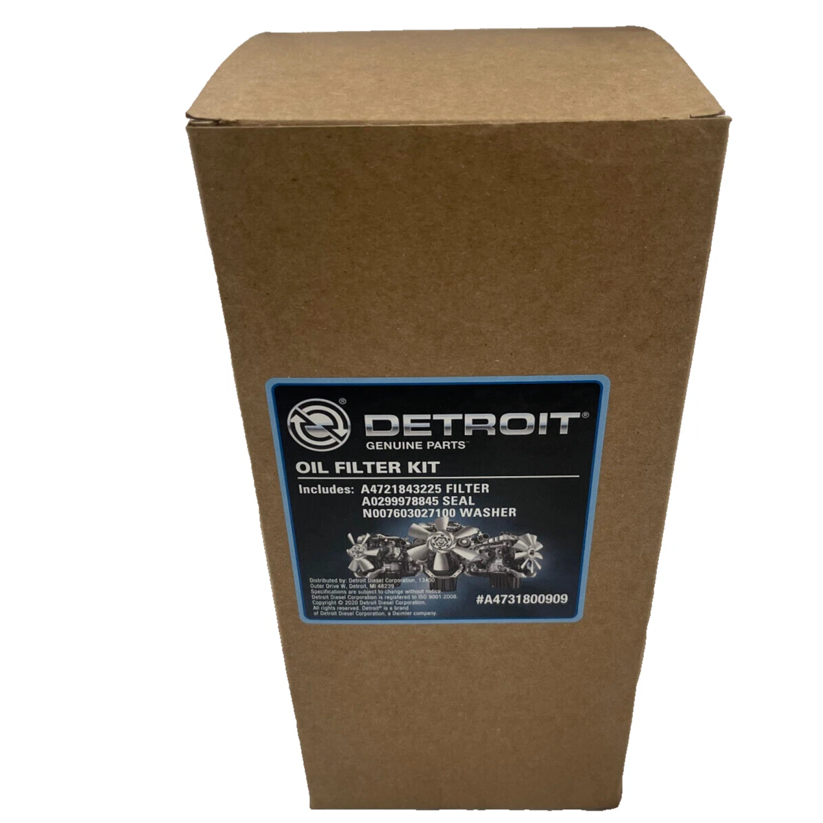 Detroit Diesel DDE A4731800909 Genuine OEM Oil Filter for Freightliner DD15-DD13-DD16 ENGINES