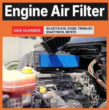 03-42776-010 Engine Air Filter Compatible with 2018-2023 Freightliner Cascadia