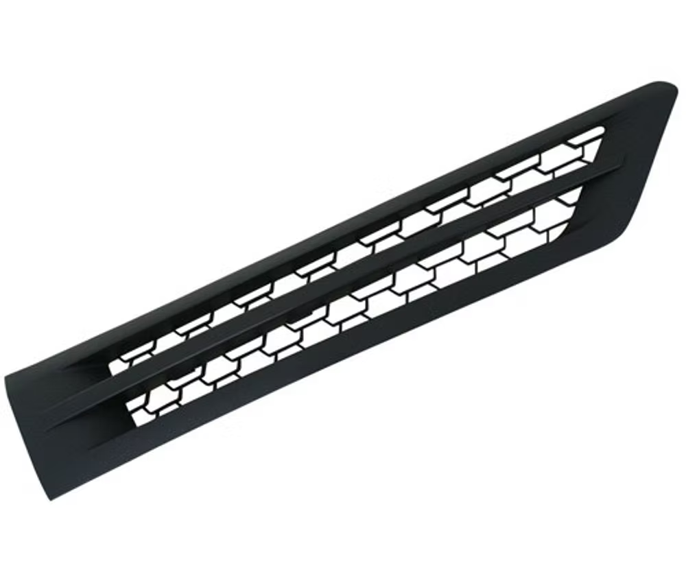 Chrome Cascadia Hood Side Grille Air Intake Vent Replacement with With Bug Screen for Freightliner Cascadia 2018+