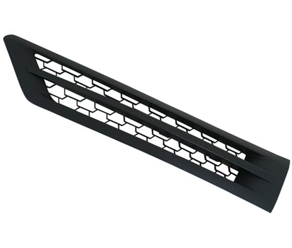 Chrome Cascadia Hood Side Grille Air Intake Vent Replacement with With Bug Screen for Freightliner Cascadia 2018+