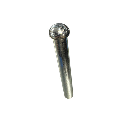 Hinge Pin Round Head (φ0.5" x 4.0") Trailer Door Repair, Replaces Dorsey 5248614, Fleet Engineers 997-98022,Stoughton 04-86386-005-00, Galvanized Carbon Steel