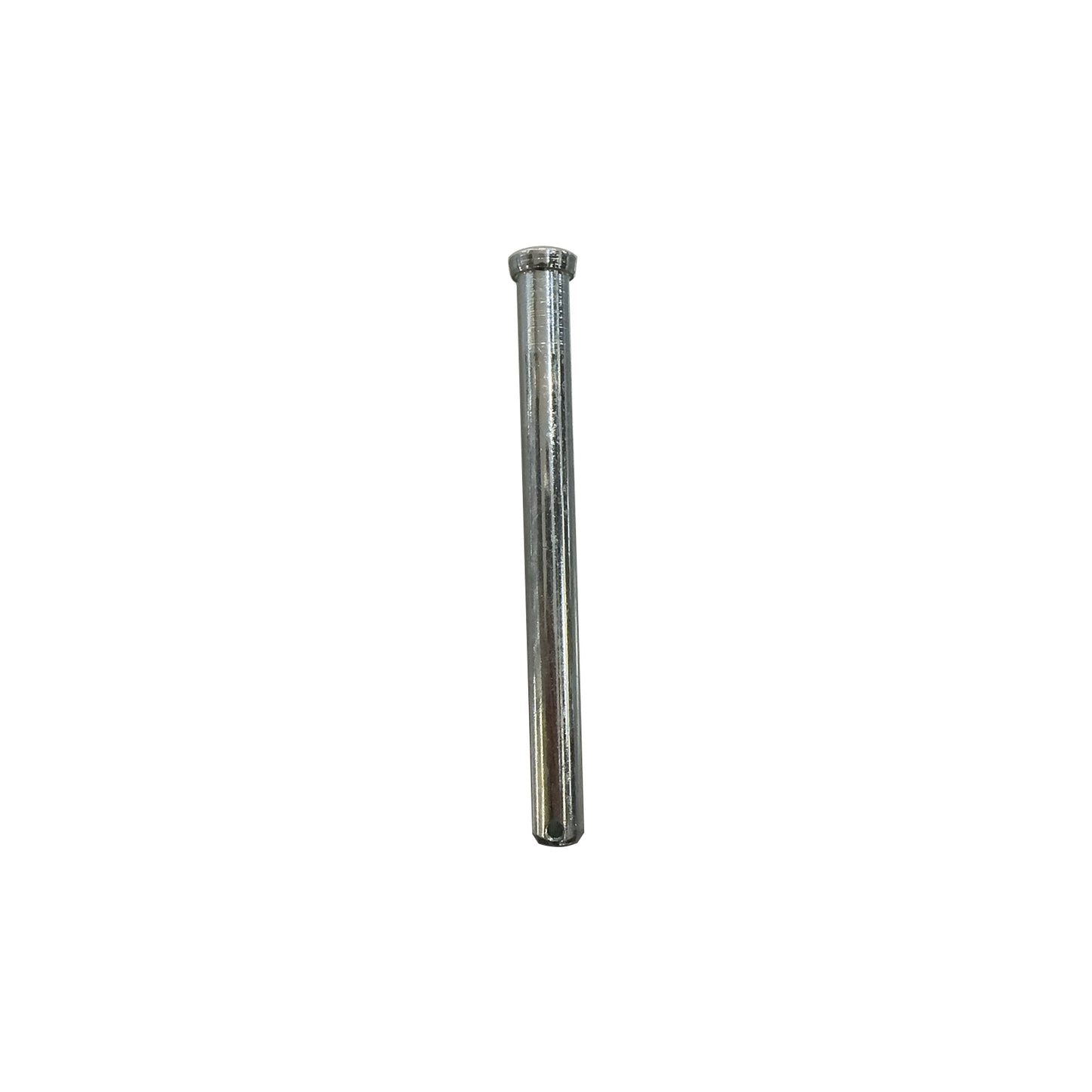 Hinge Pin with End Hole for Cotter Pin (φ0.49" x 5.22"), Replaces  FLE997-98017 HP1631, Fruehauf & Miner Style, Galvanized Carbon Steel