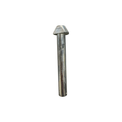 Hinge Pin with flat, pointed head hole (φ0.62" x 4.47") Trailer Door Repair, Replaces Utility 03-6101-0-008, Fleet Engineers 997-98019, Galvanized Carbon Steel