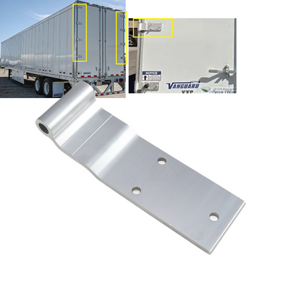 Vanguard RFP00127 Aluminum Swing Door Hinge 9 3/4” L x 3” W, Aluminum 3 Hole Trailer Door Hinge