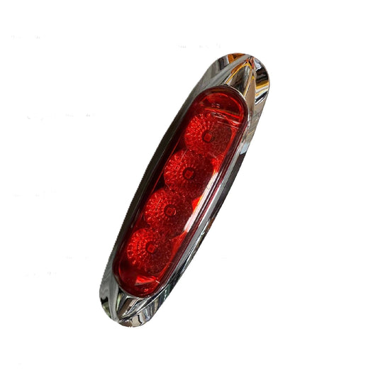 4 LED Clearance/MaRker Light with Reflector Red