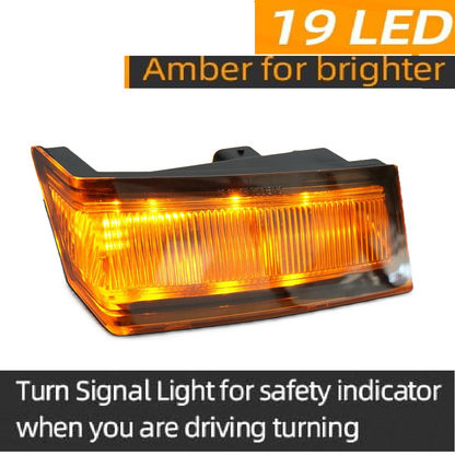 Freightliner Cascadia 2018+ Amber 6 LED Turn Signal Light, Foot Step Marker Lamp