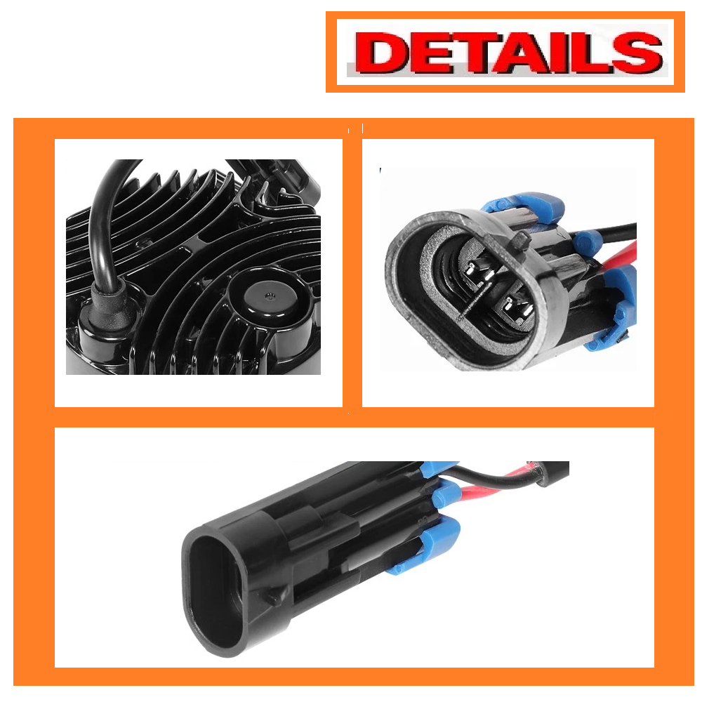 Full LED Fog Light Chrome for Kenworth T660 2008-2015, Peterbilt 579 2013 2014 2015, Peterbilt 587 2011 2012 2013 2014 2015 Models DOT SAE Approved | Left Driver / Right Passenger Side