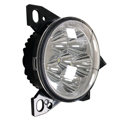 Full LED Fog Light Chrome for Kenworth T660 2008-2015, Peterbilt 579 2013 2014 2015, Peterbilt 587 2011 2012 2013 2014 2015 Models DOT SAE Approved | Left Driver / Right Passenger Side