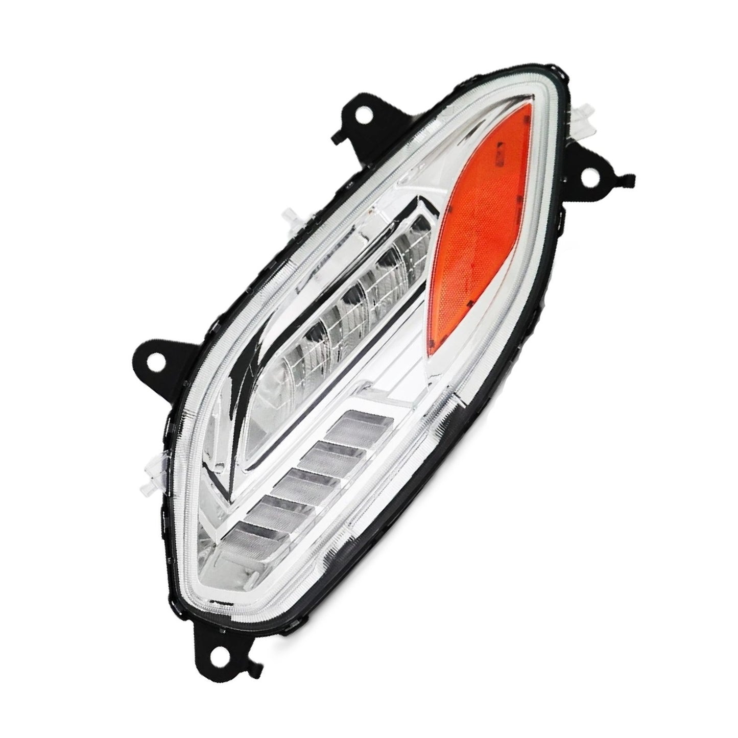 International LT625 2018+ Headlight, Silver reflective LED Headlights with DRL