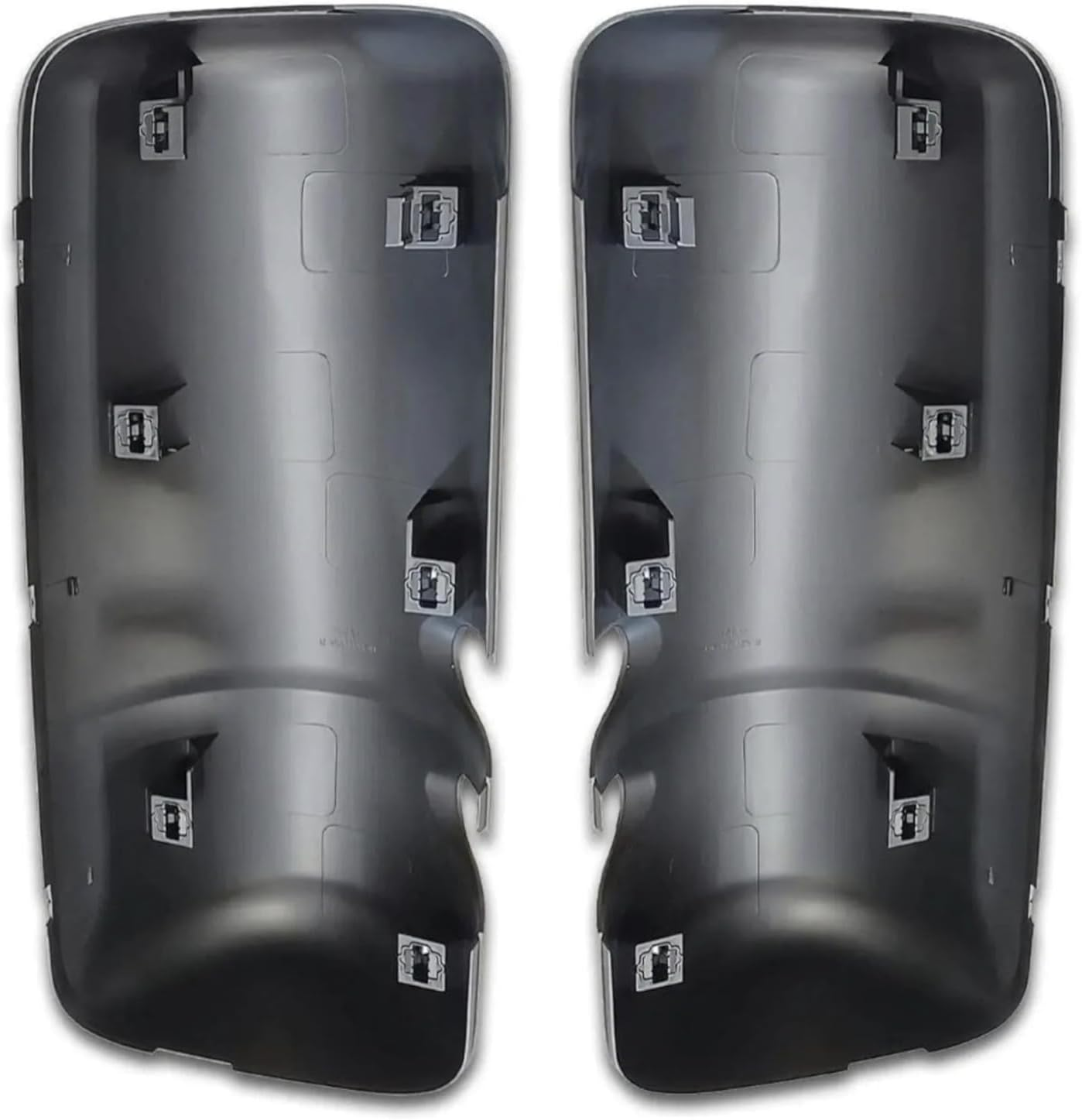 Chrome / Black Door Mirror Cover Replacement for Kenworth T680 / T880 – Driver (Left) / Passenger (Right) Side