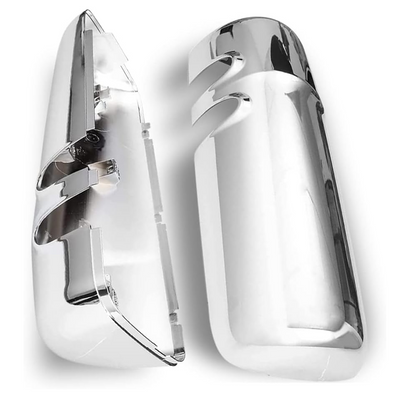 Chrome / Black Door Mirror Cover Replacement for Kenworth T680 / T880 – Driver (Left) / Passenger (Right) Side