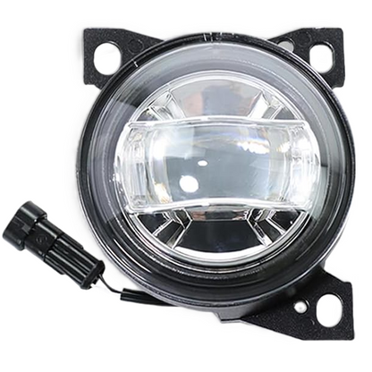 Chrome 12V LED Fog Lights Compatible with Peterbilt 579 587 Kenworth T660 2013-2020