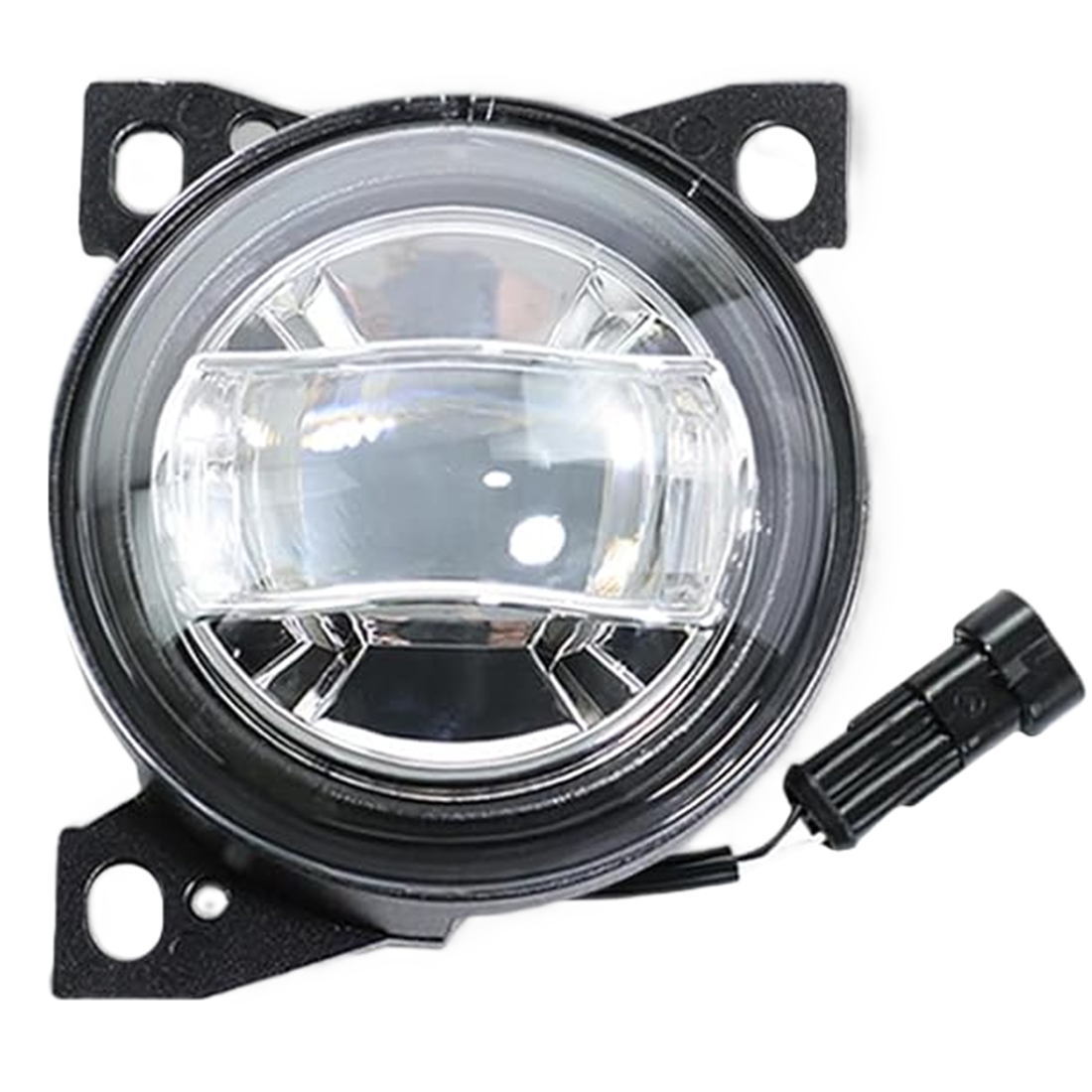 Chrome 12V LED Fog Lights Compatible with Peterbilt 579 587 Kenworth T660 2013-2020