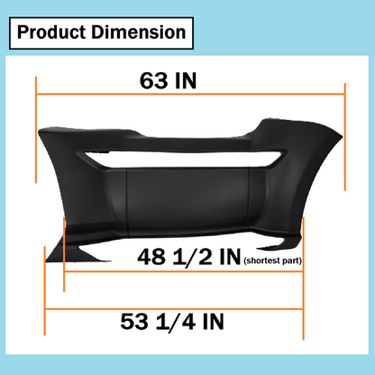Black Plastic Front Step Fairing Panels for 2013–2021 Kenworth T680 – Left (Driver) / Right (Passenger) Side