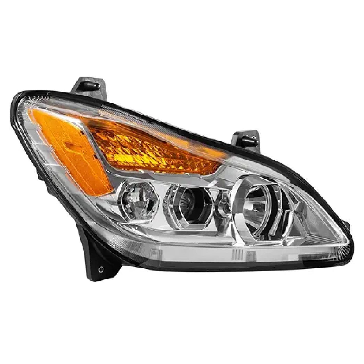 Kenworth T680 Next GEN 2022 2023 2024 2025 Performance Headlights, Chrome Housing Headlamp