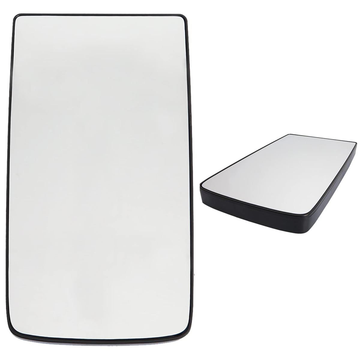 Door Mirror Main Glass - Upper Large Glass with Heated for Kenworth T680 T880 2013-2021 - Driver/Left & Passenger/Right Universal side