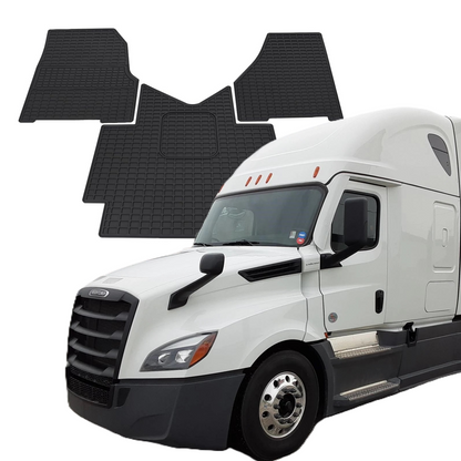 Floor Mats fit for Freightliner Cascadia 2018-2023 | Heavy Duty Truck Floor Rubber Mats