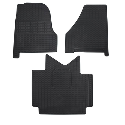 4pcs Rubber Floor Mat Liners Compatible with Freightliner Cascadia 116, 126 Automatic (2018-2021)