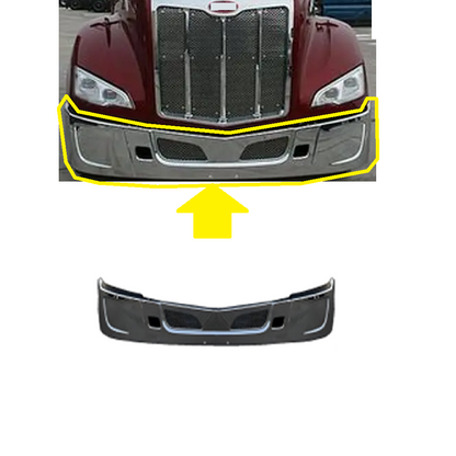 PETERBILT 579 2022-2025 Front Bumper Chrome