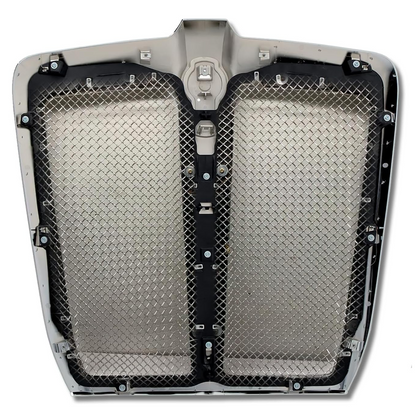 Chrome Front Grille with Bug Screen for Kenworth T680 Next Gen 2022+ – Replaces OEM L29-6155-100 / L45-6064-110