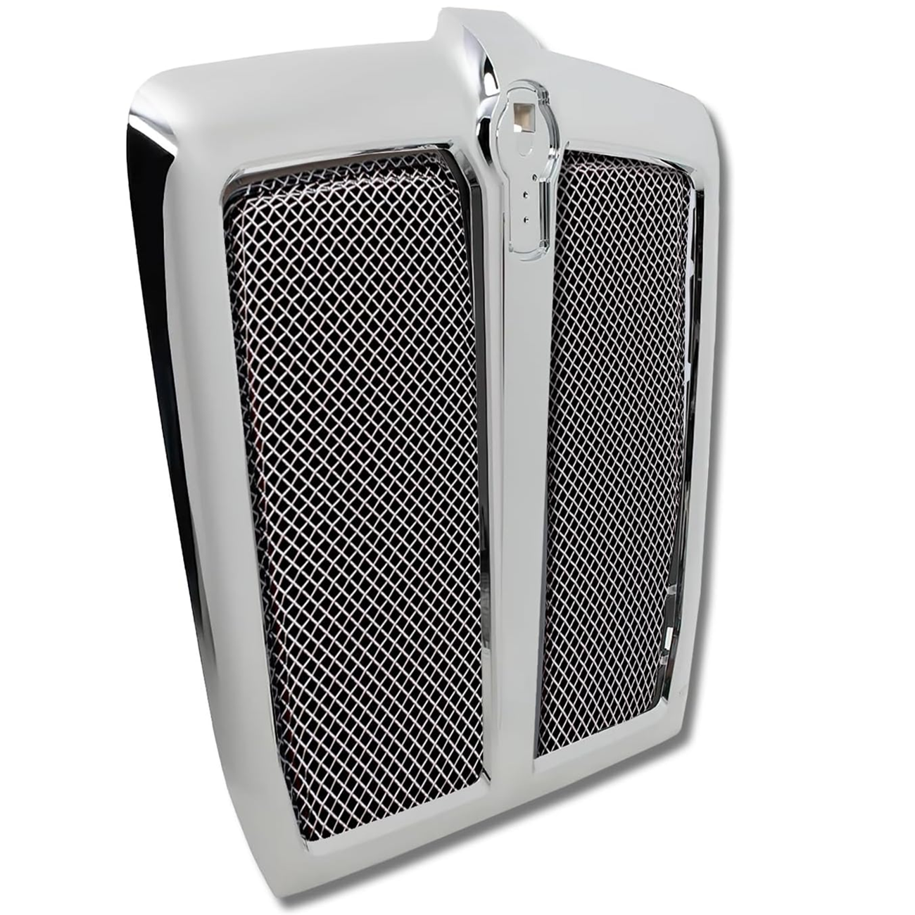 Chrome Front Grille with Bug Screen for Kenworth T680 Next Gen 2022+ – Replaces OEM L29-6155-100 / L45-6064-110