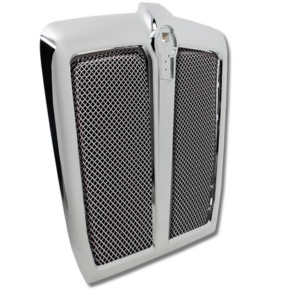 Chrome Front Grille with Bug Screen for Kenworth T680 Next Gen 2022+ – Replaces OEM L29-6155-100 / L45-6064-110